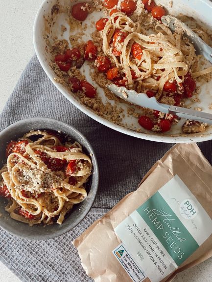Vegan Baked "Feta" Pasta &ndash; Pure Delight Hemp