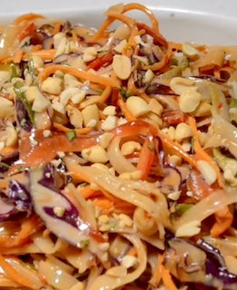 Rice Noodle Salad with Peanut Sauce